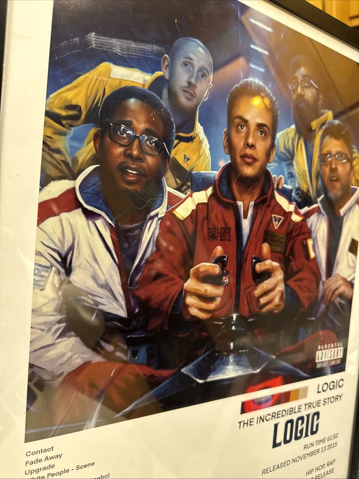 Logic — Logic 17x21 Framed Photo Incredible True Story Rap Hip-Hop, изображение 2