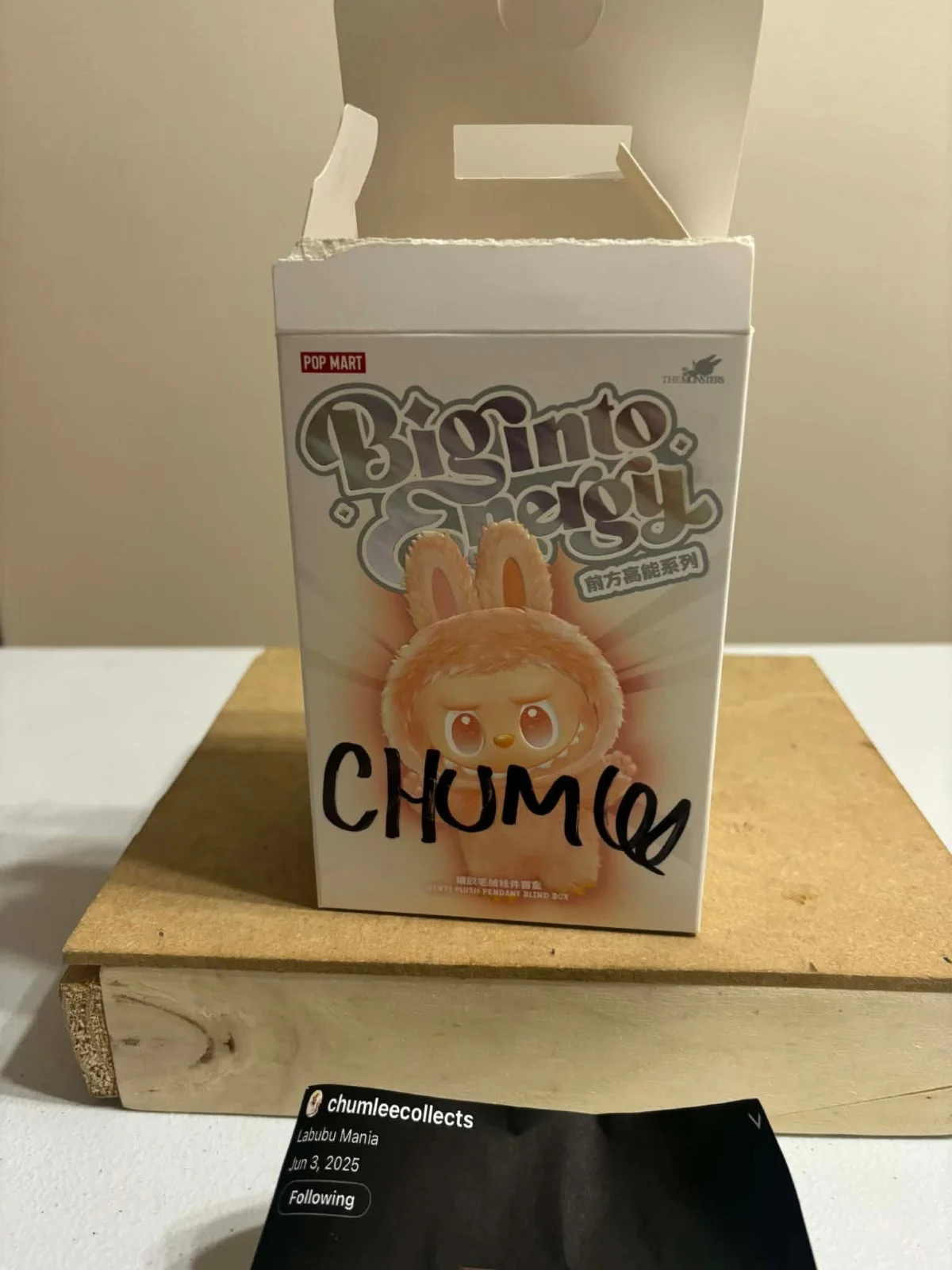 pawn stars chumlee autograph labubu box !!!! BOX ONLY !!!, image 4