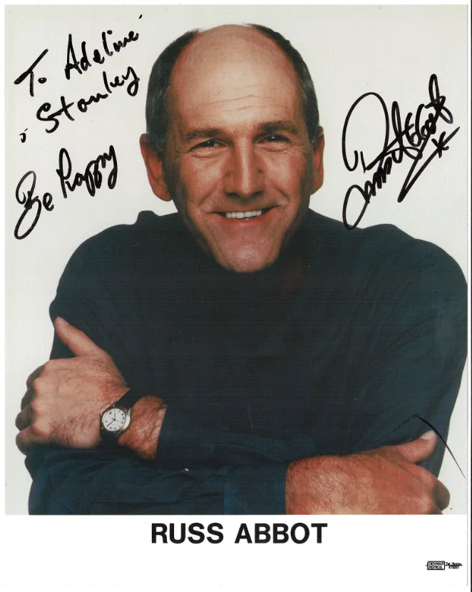 Russ Abbot — Russ Abbot Comedian Autographed Signed 8x10 Photo AMCo COA 22793