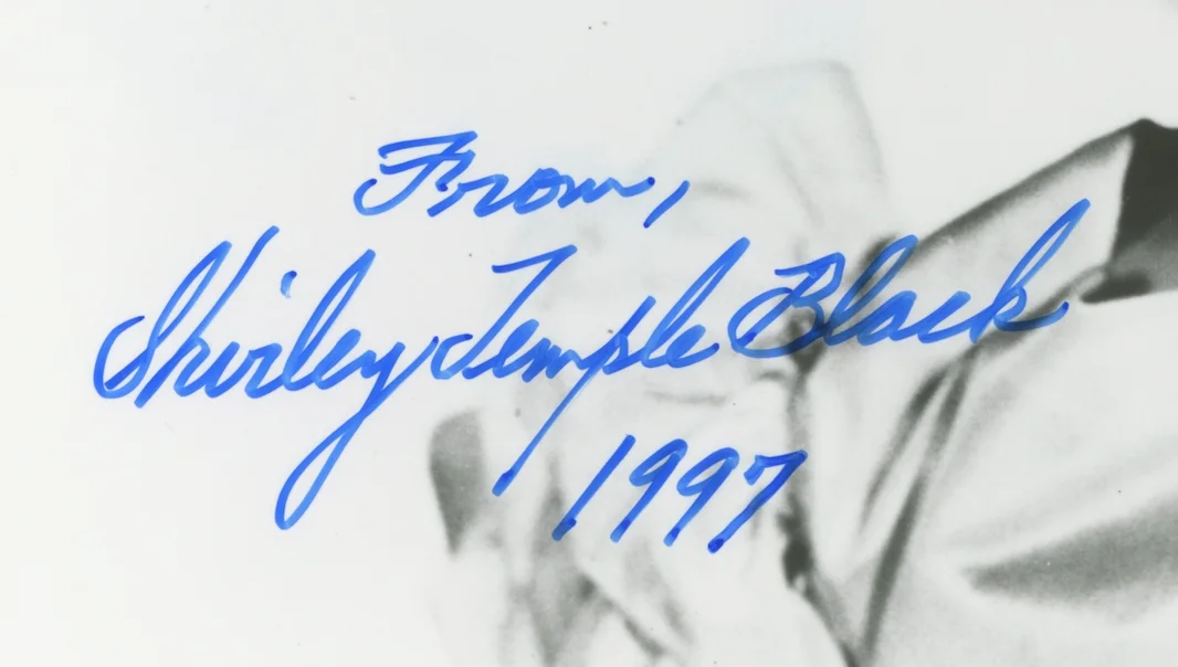 Shirley Temple Child Star Autographed Signed 8x10 Photo AMCo COA 26184, image 2