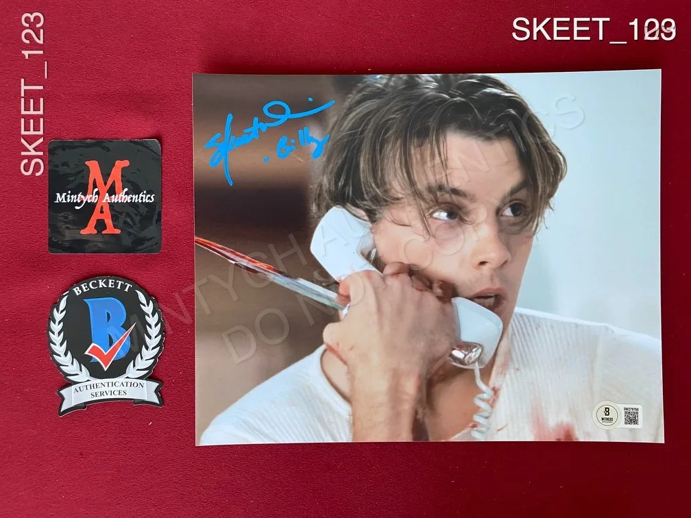 Skeet Ulrich — Skeet Ulrich Scream autographed signed 8x10 photo Ghost Face Beckett COA