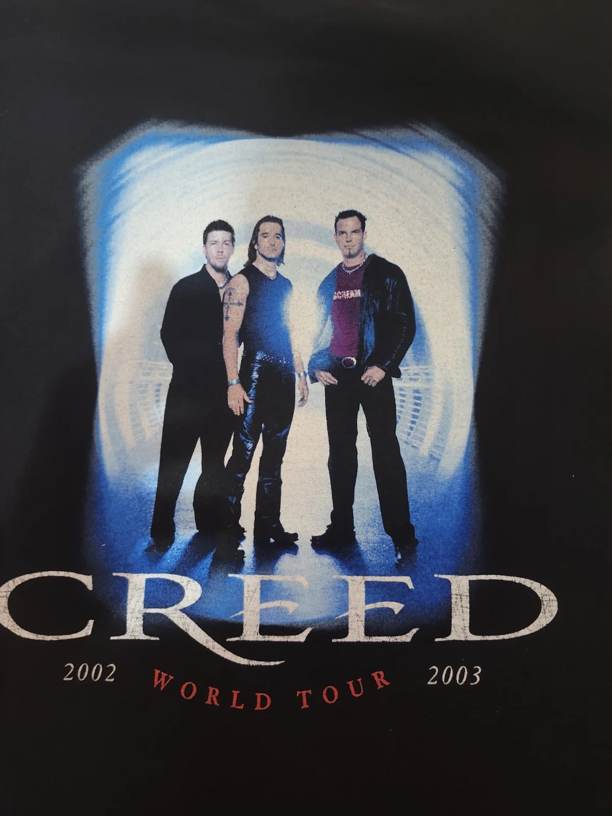 Scott Stapp — Vtg Creed Band Weathered Would Tour SCOTT STAPP Autographed Signed Shirt Mens XL, изображение 4