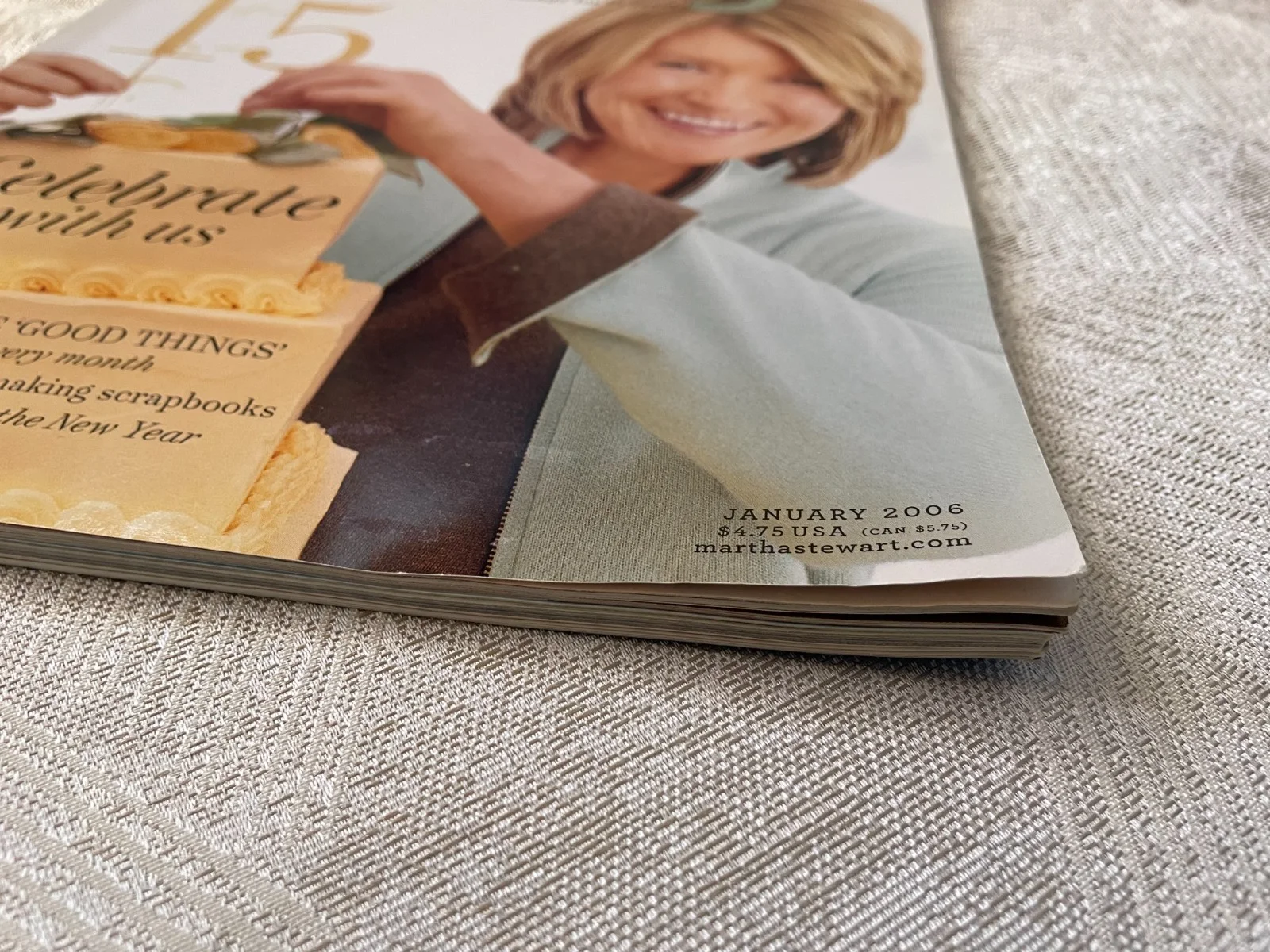 Martha Stewart — Vtg Martha Stewart Living Magazine January 2006 - 15th Anniversary Celebration, изображение 3