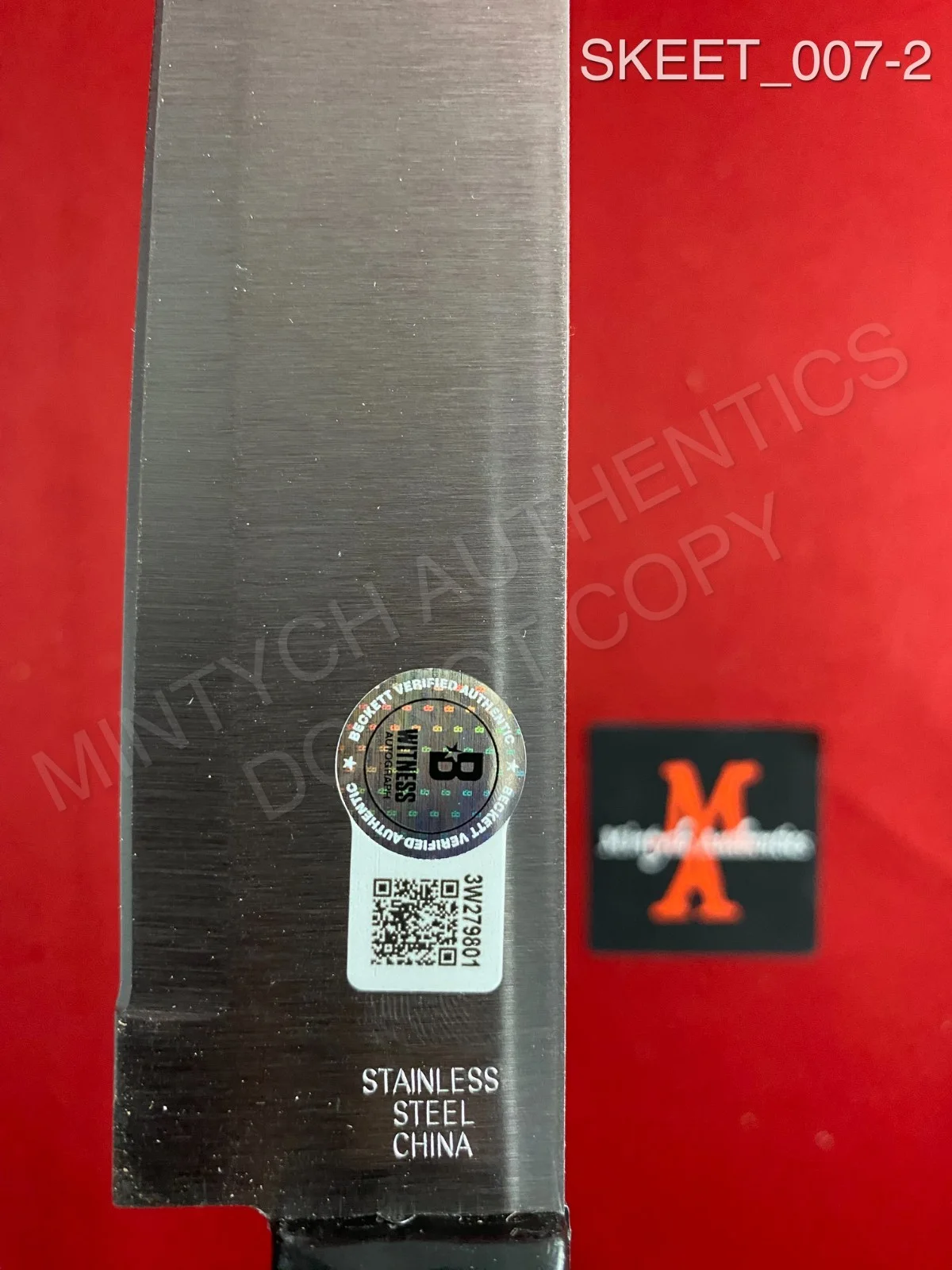 Skeet Ulrich — Skeet Ulrich Scream autographed signed real 8" steel knife Ghost Face Beckett, изображение 2