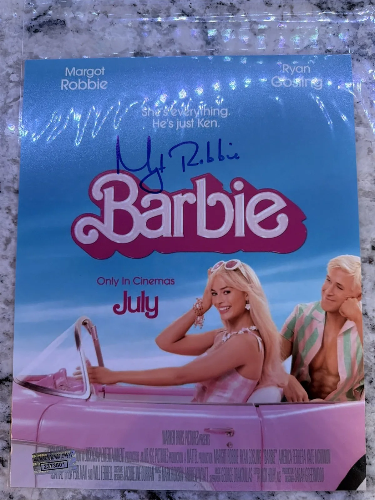 Margot Robbie — Margot Robbie Autographed Signed Sexy Barbie 8x10 Photo with COA/Hologram