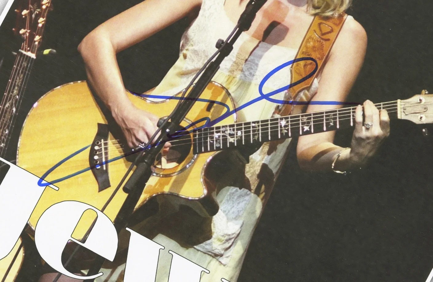 Jewel autographed concert poster, image 2