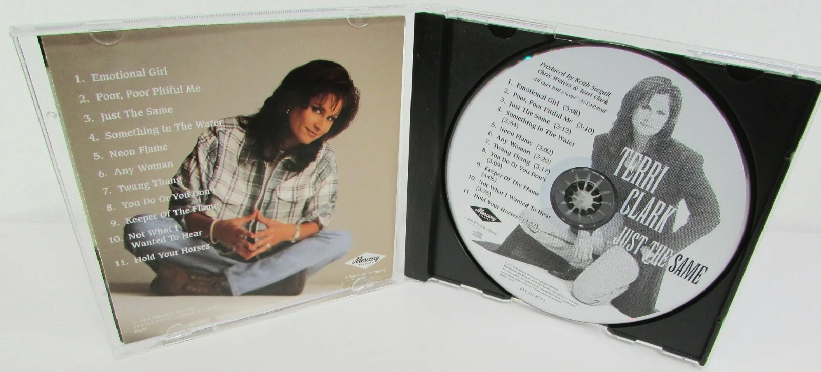 Terri Clark - Signed - Autographed - Just The Same CD 1996, image 2