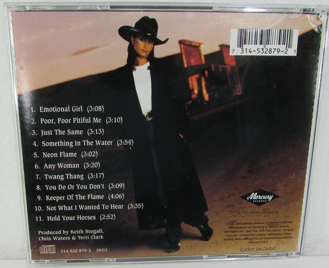 Terri Clark - Signed - Autographed - Just The Same CD 1996, image 3