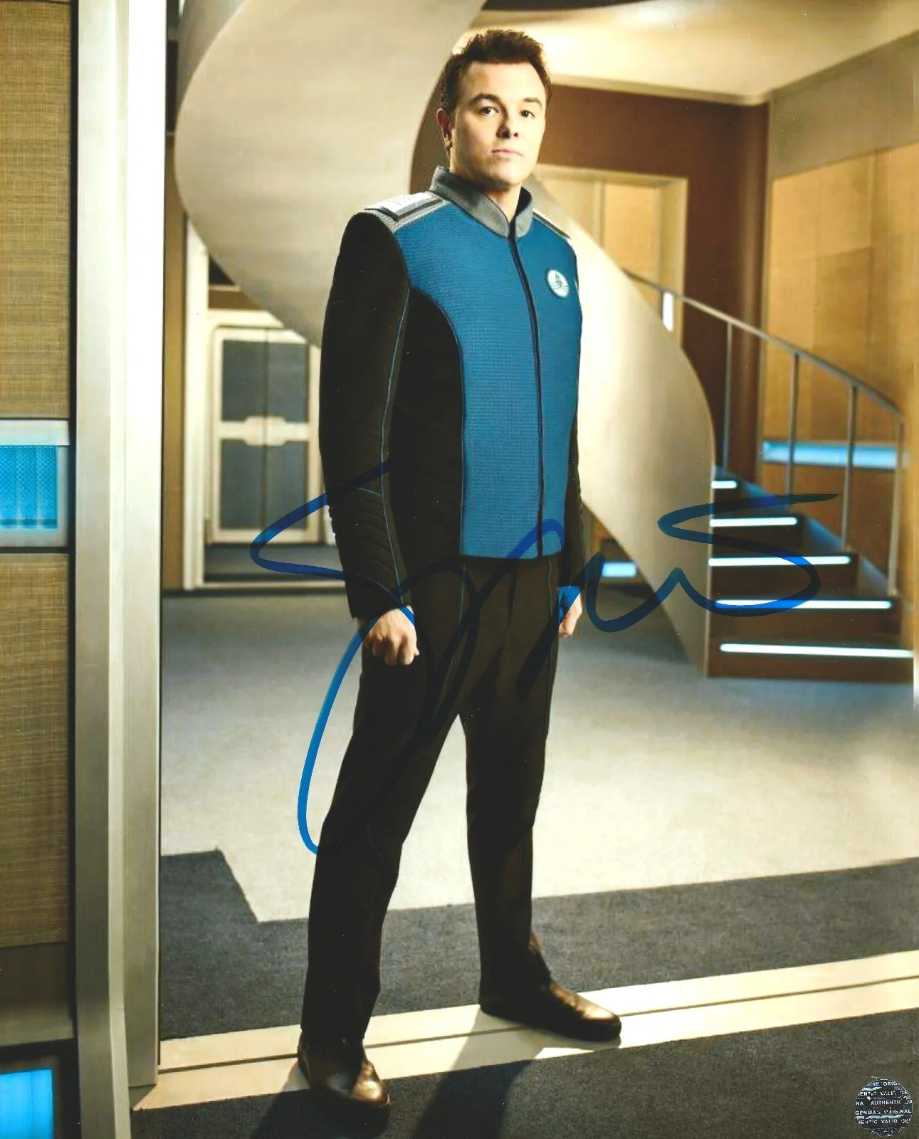 Seth Macfarlane — Seth Macfarlane Autographed Star Trek: Enterprise 8x10 Photo with COA/Hologram