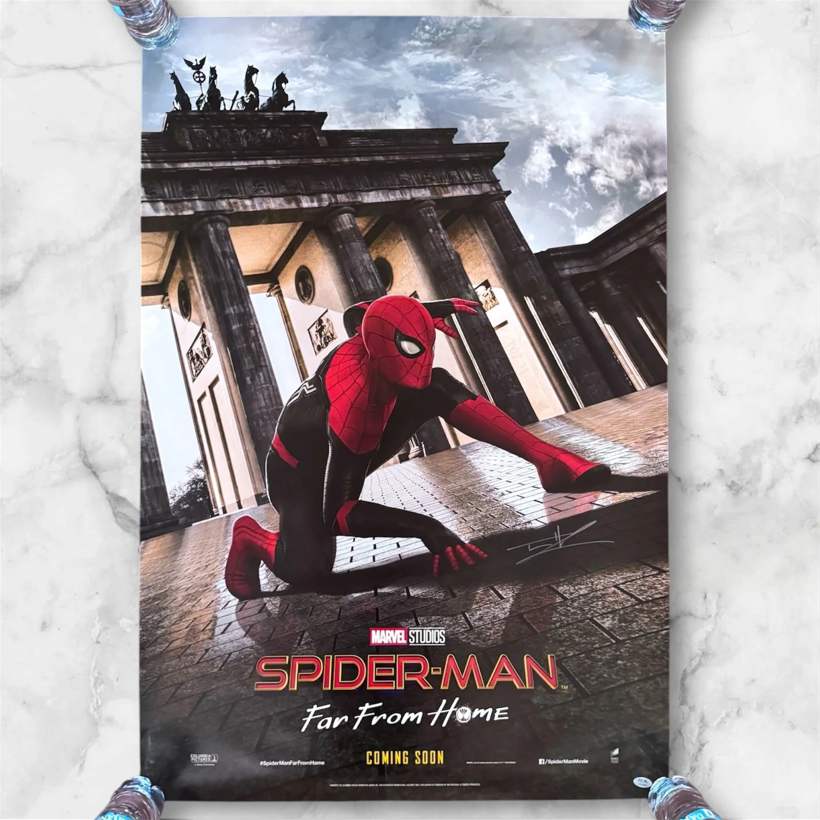 Tom Holland — Tom Holland Signed Autographed Spider-Man Homecoming Full 27x40 Poster PSA/DNA