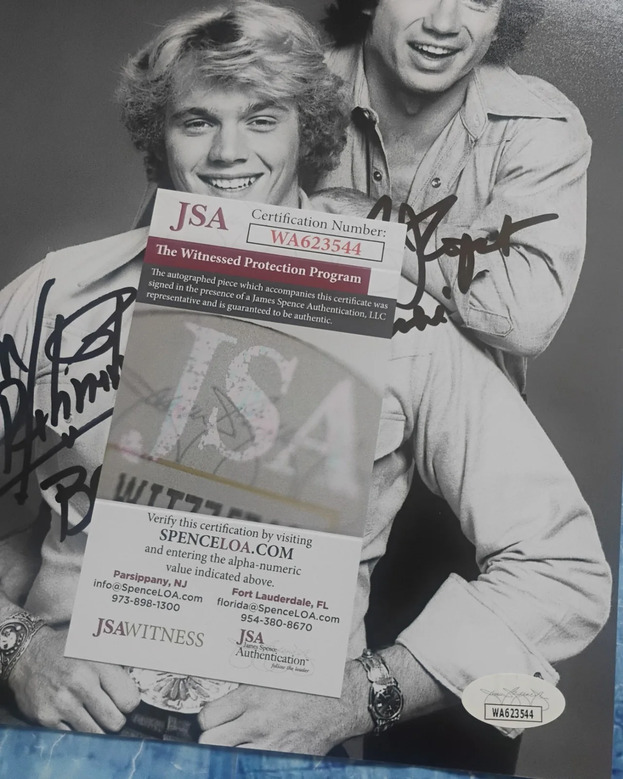Tom Wopat & John Schneider Signed Photo JSA COA Dukes Of Hazzard NO US TARIFFS, image 5