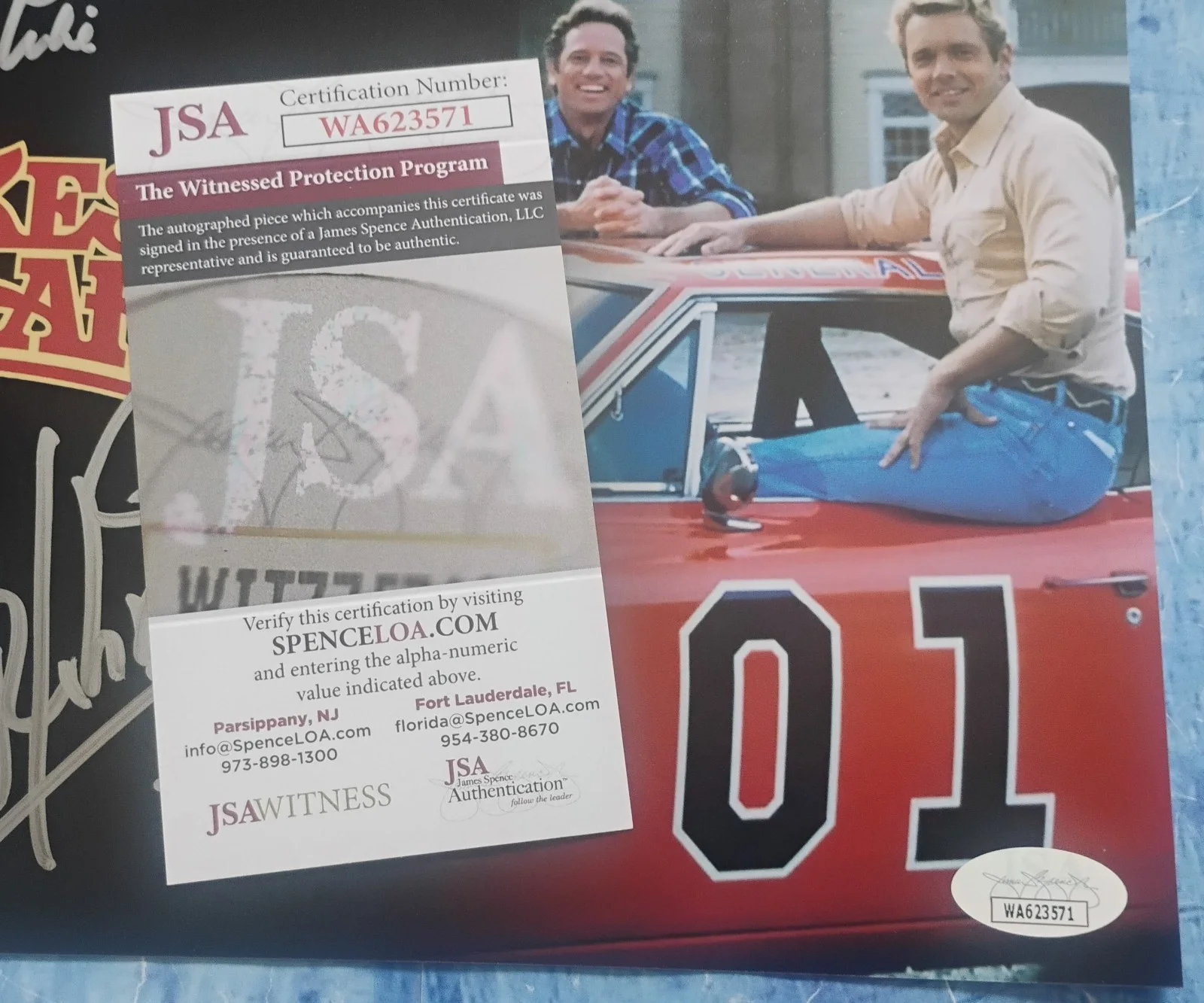 Tom Wopat & John Schneider Signed Photo JSA COA Dukes Of Hazzard NO US TARIFFS, image 5