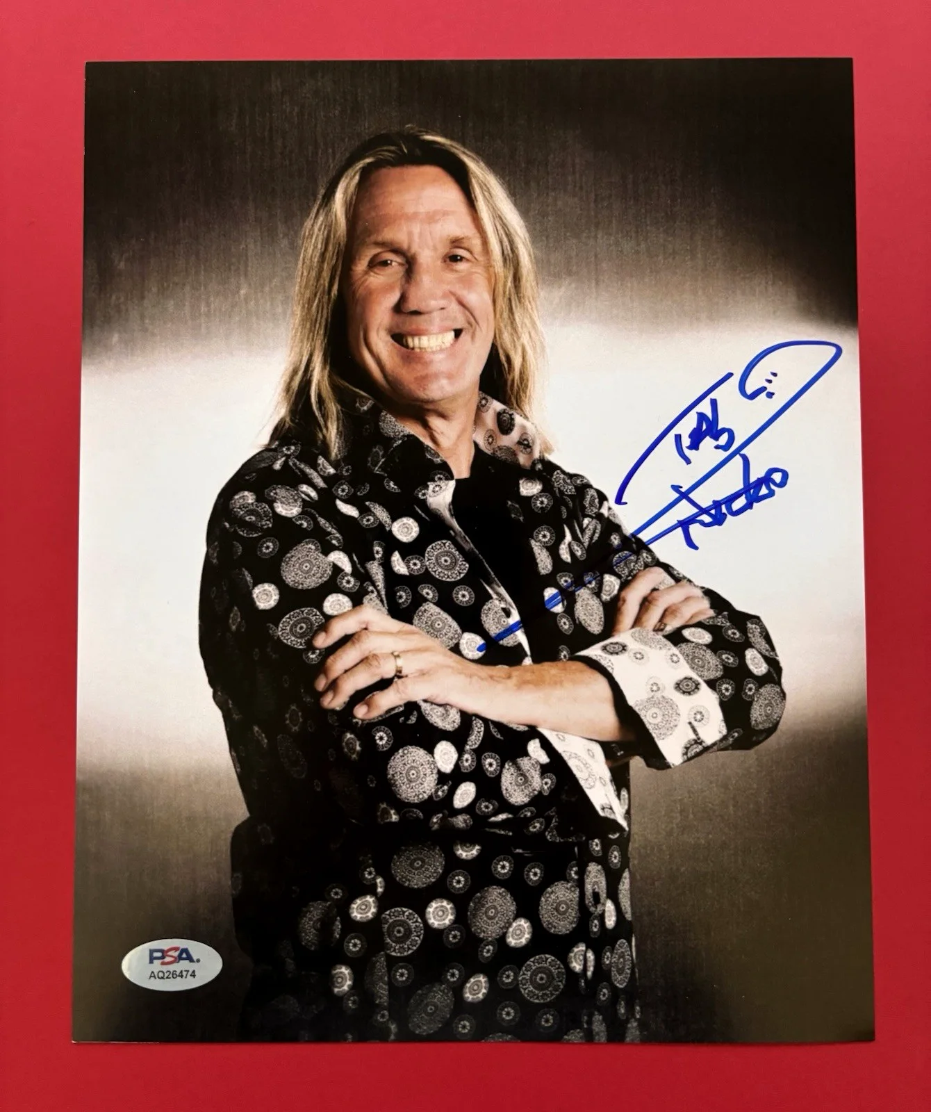 NICKO McBRAIN Signed 8x10 Photo PSA DNA COA Iron Maiden, image 2