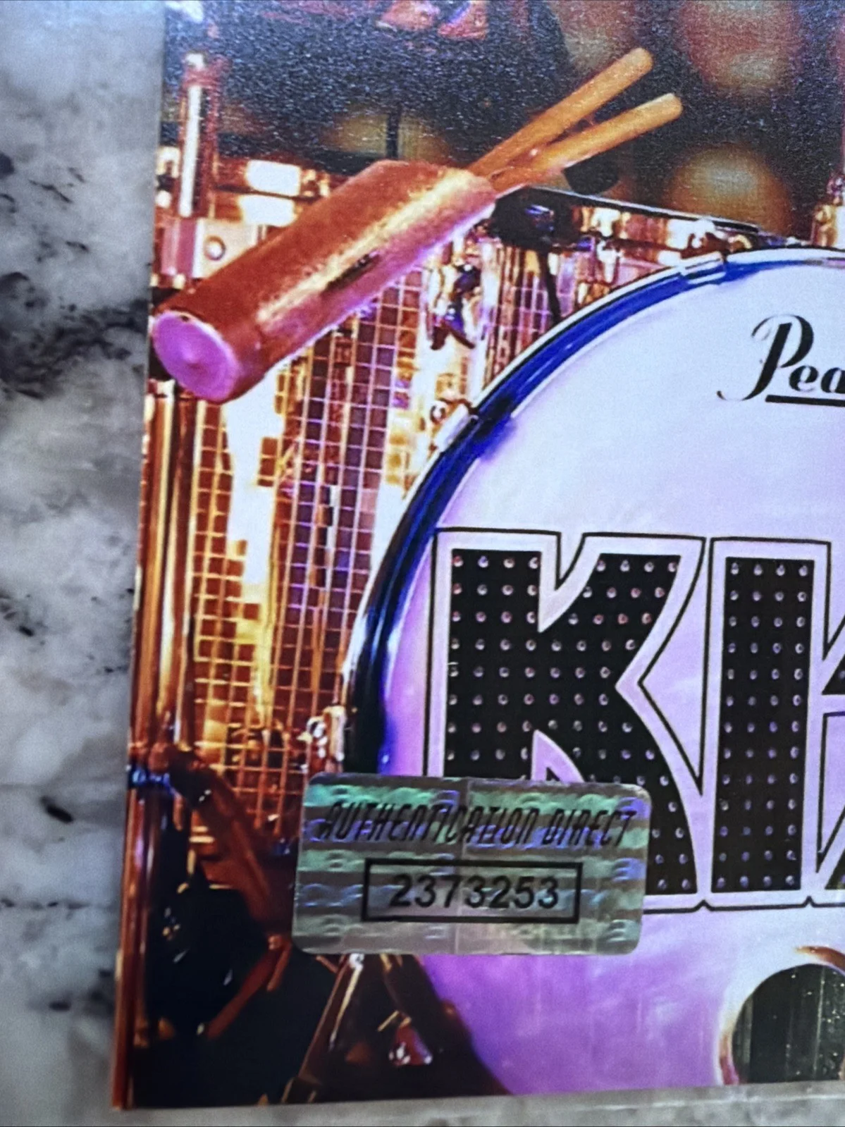 PETER CRISS Signed KISS Authentic Original 8x10" REAL Autograph w/COA, image 3