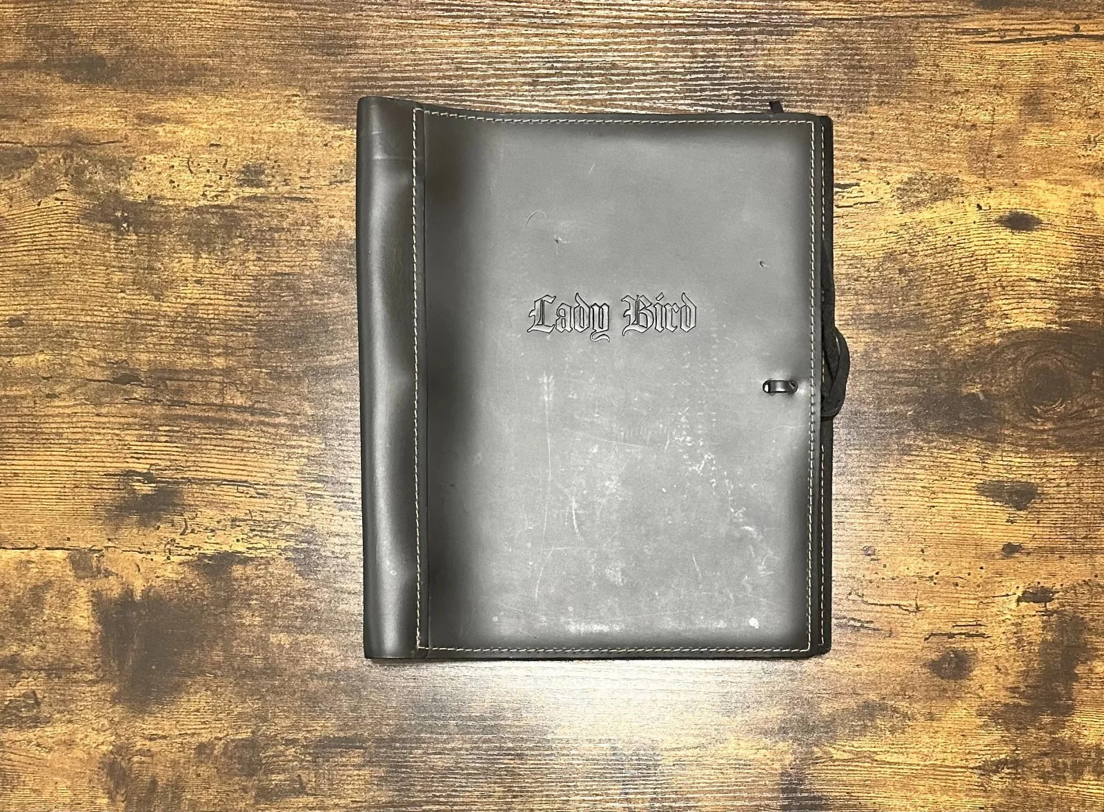 Greta Gerwig — LADY BIRD FYC Leather-bound Signed Script Screenplay GRETA GERWIG + Cast RARE, image 2