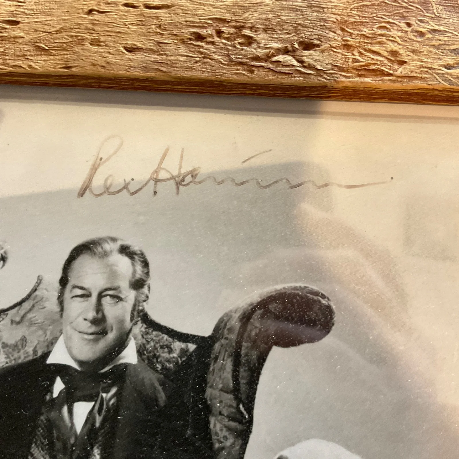 Rex Harrison — REX HARRISON DR. DOLITTLE AUTOGRAPHED ORIGINAL STILL FRAMED, image 2