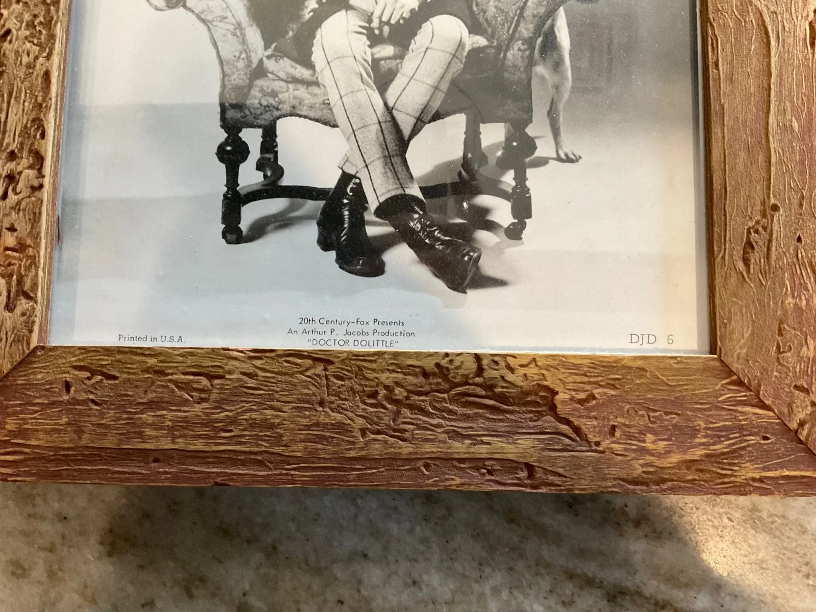Rex Harrison — REX HARRISON DR. DOLITTLE AUTOGRAPHED ORIGINAL STILL FRAMED, image 3
