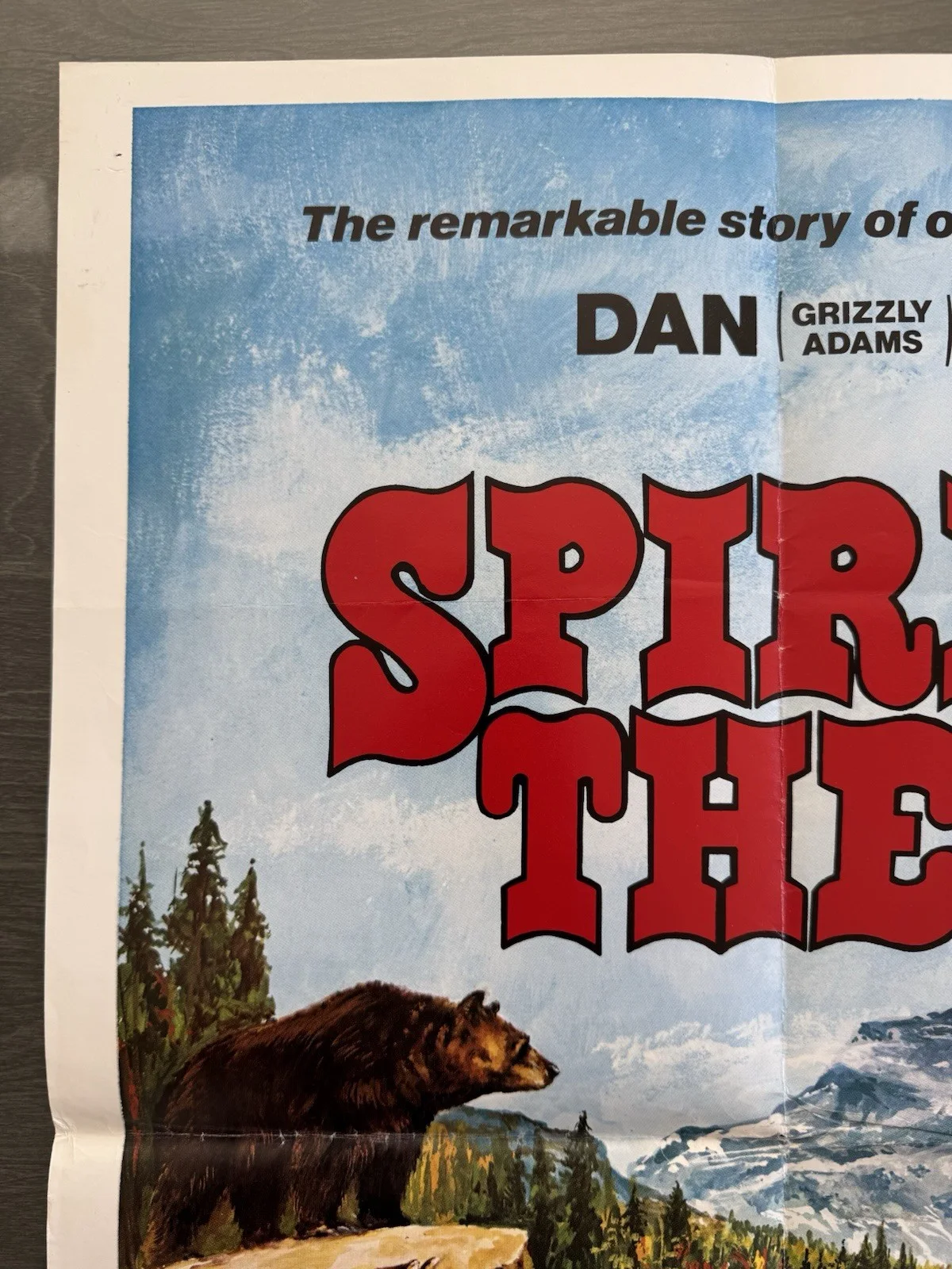 Spirit of the Wild 1974 - Original UK Quad Poster - Folded, изображение 2
