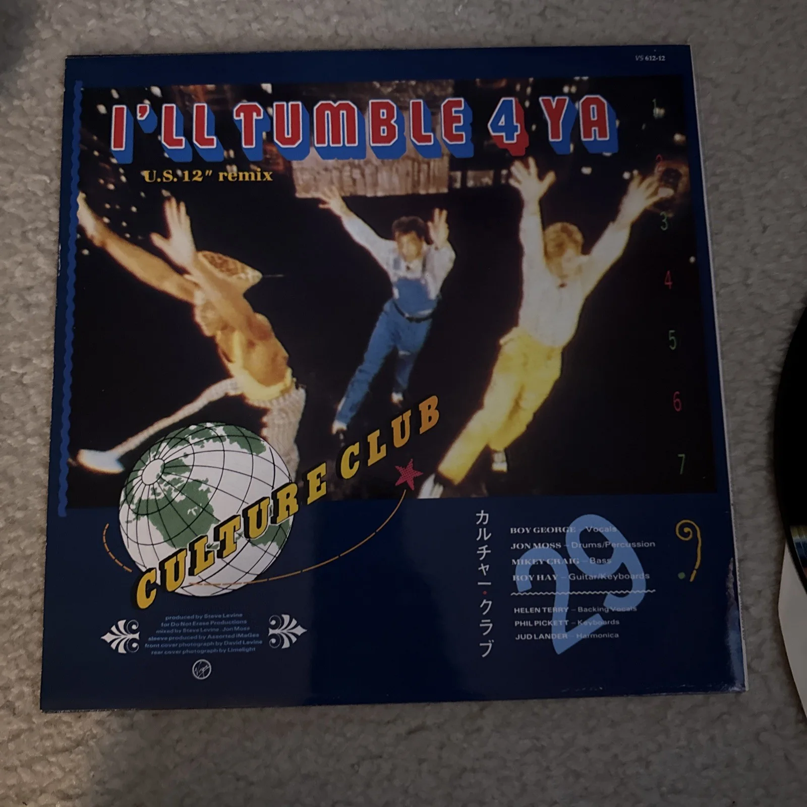 Culture Club Karma Chameleon 12" Maxi Single Vinyl Boy George UK Pressing, изображение 3