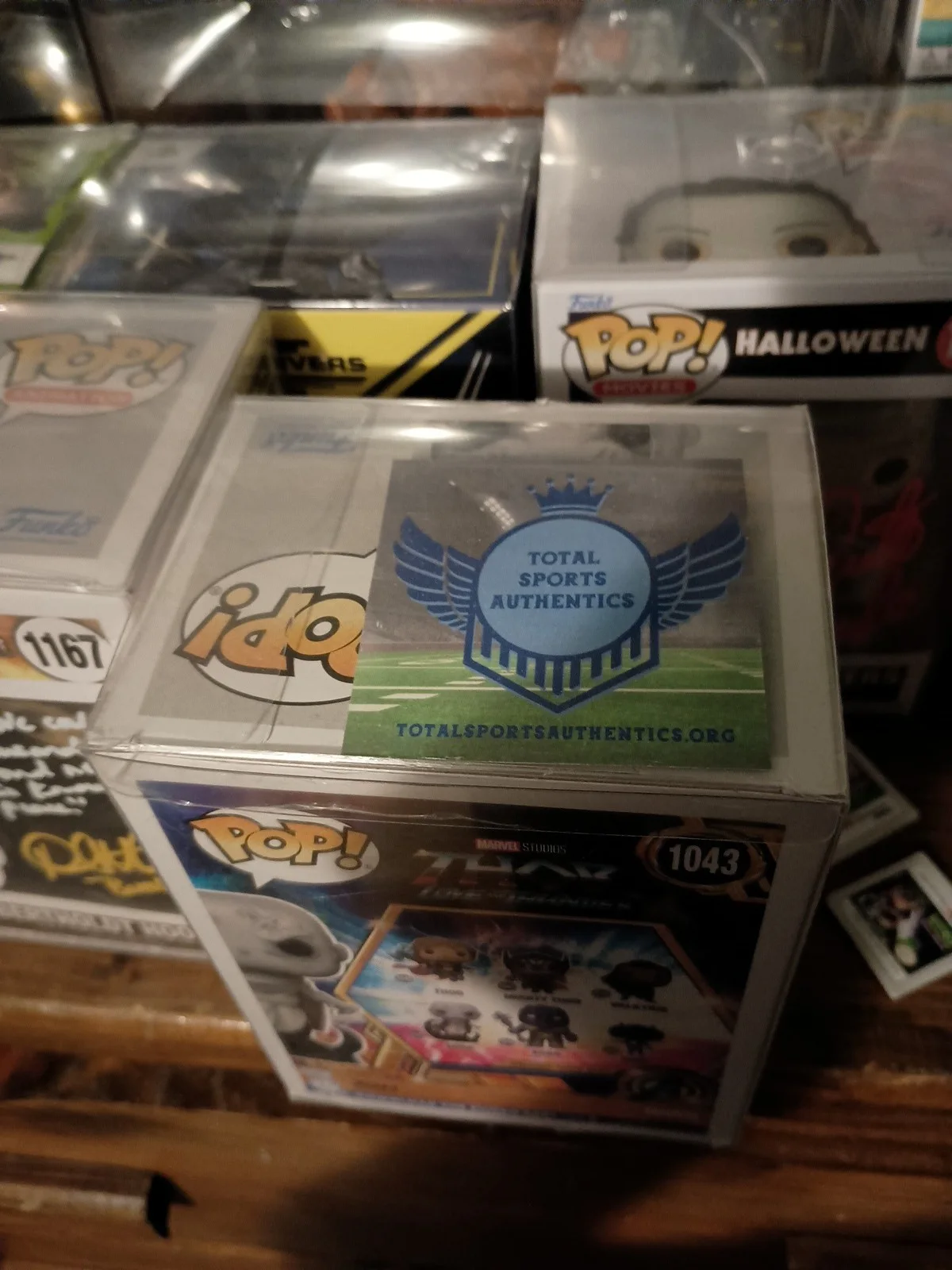 Christian Bale Signed Gorr Funko Pop #1043 W/COA Autograph Marvel, image 5
