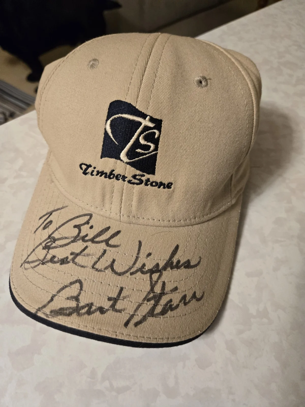 Bart Starr autograph on Golf Hat, изображение 2