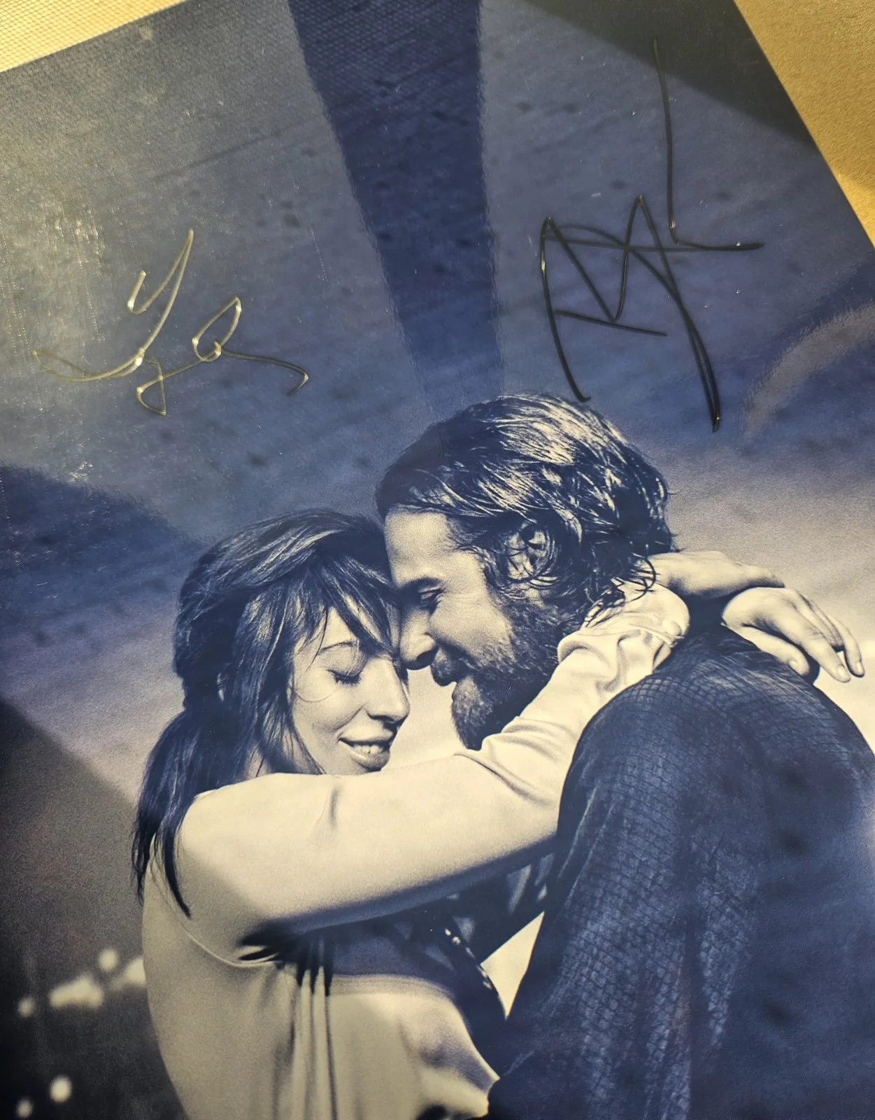 ORIGINAL LADY GAGA, BRADLEY COOPER AUTOGRAPHS 8W" X 12L" GLOSS PHOTO W/COA 🎶, изображение 2