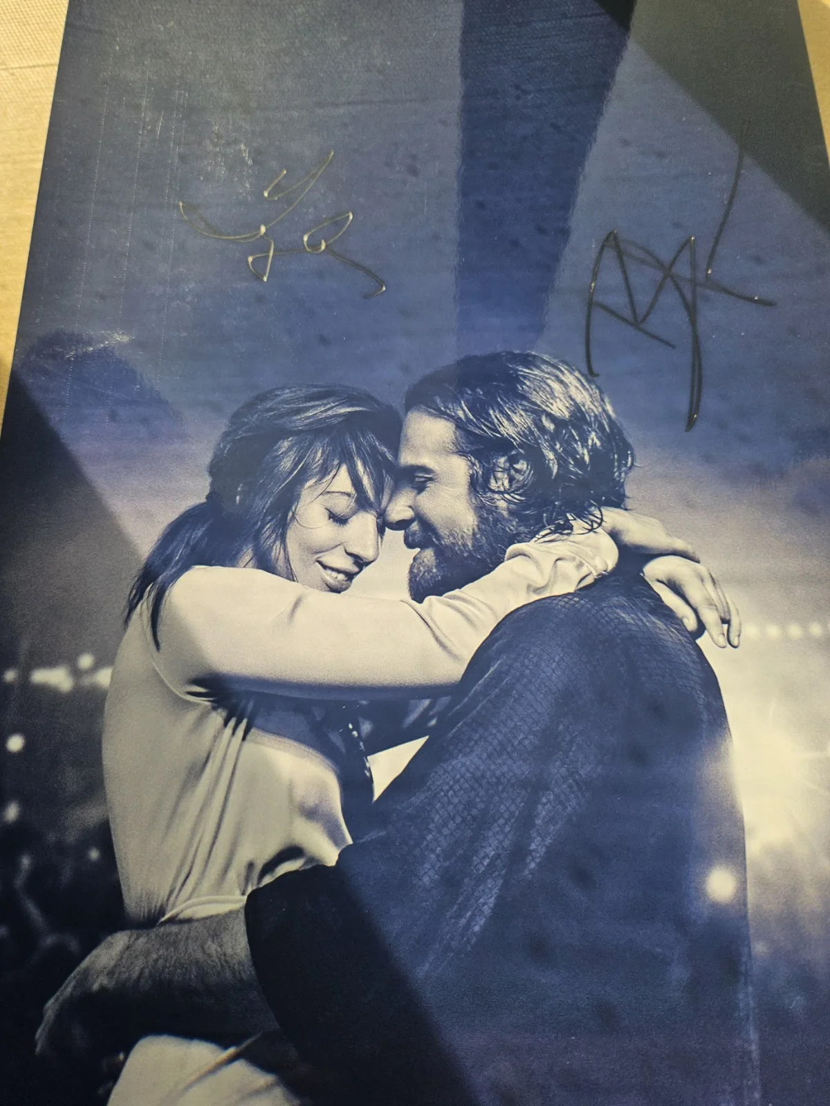 ORIGINAL LADY GAGA, BRADLEY COOPER AUTOGRAPHS 8W" X 12L" GLOSS PHOTO W/COA 🎶, изображение 3