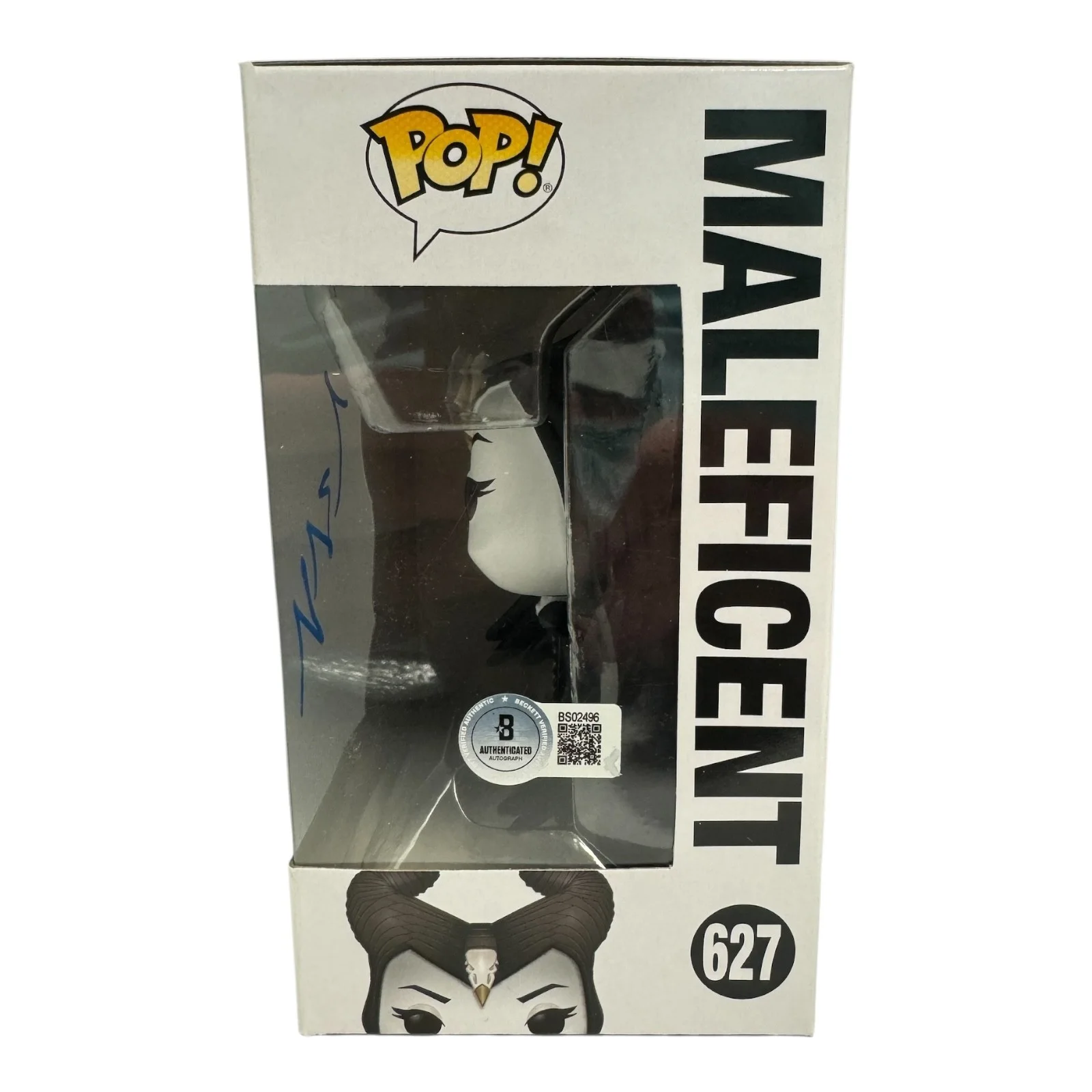 ANGELINA JOLIE — ANGELINA JOLIE SIGNED AUTOGRAPH MALEFICENT FUNKO POP 627 BECKETT BAS, image 2