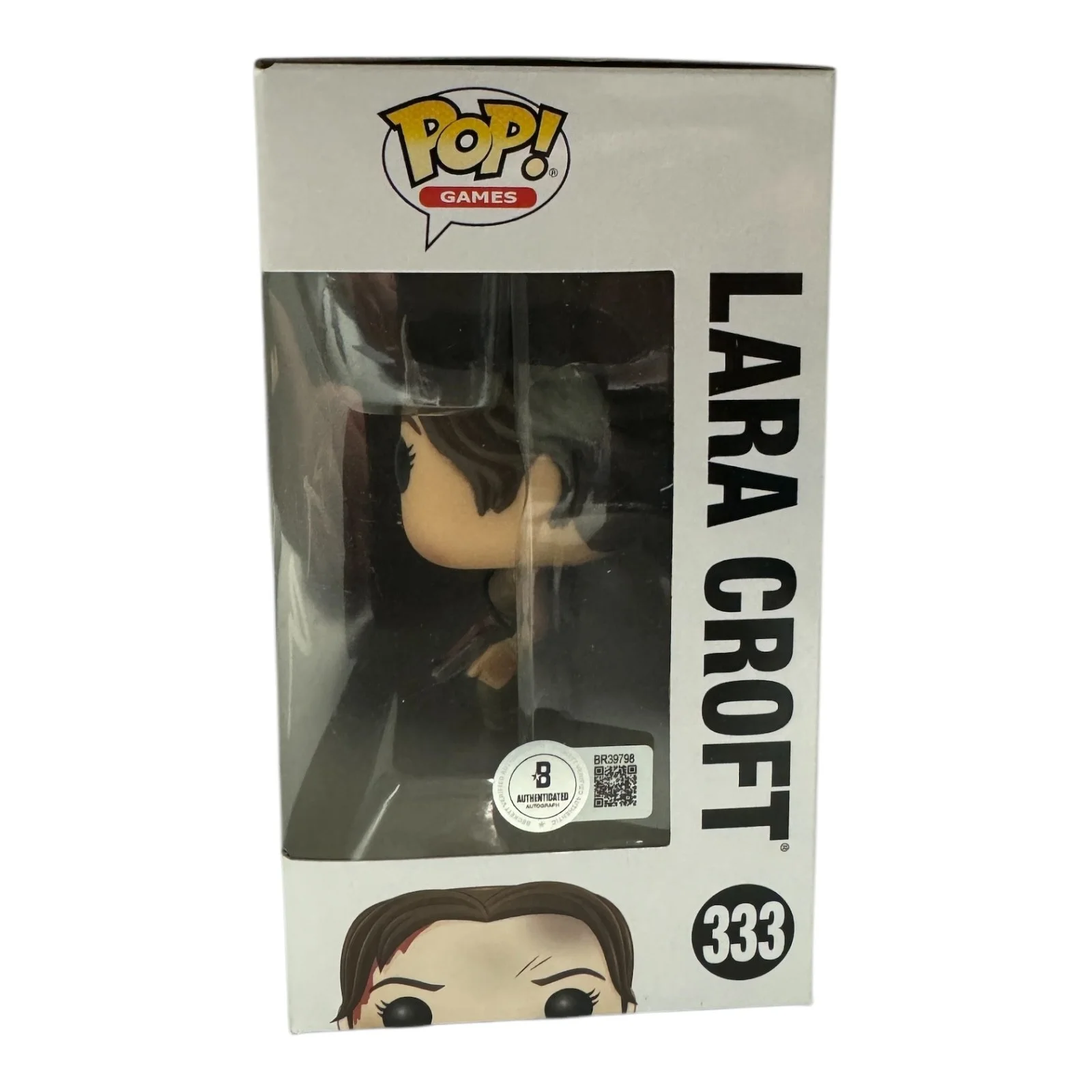 ANGELINA JOLIE — ANGELINA JOLIE SIGNED AUTOGRAPH TOOMB RAIDER FUNKO POP 333 BECKETT BAS, изображение 2