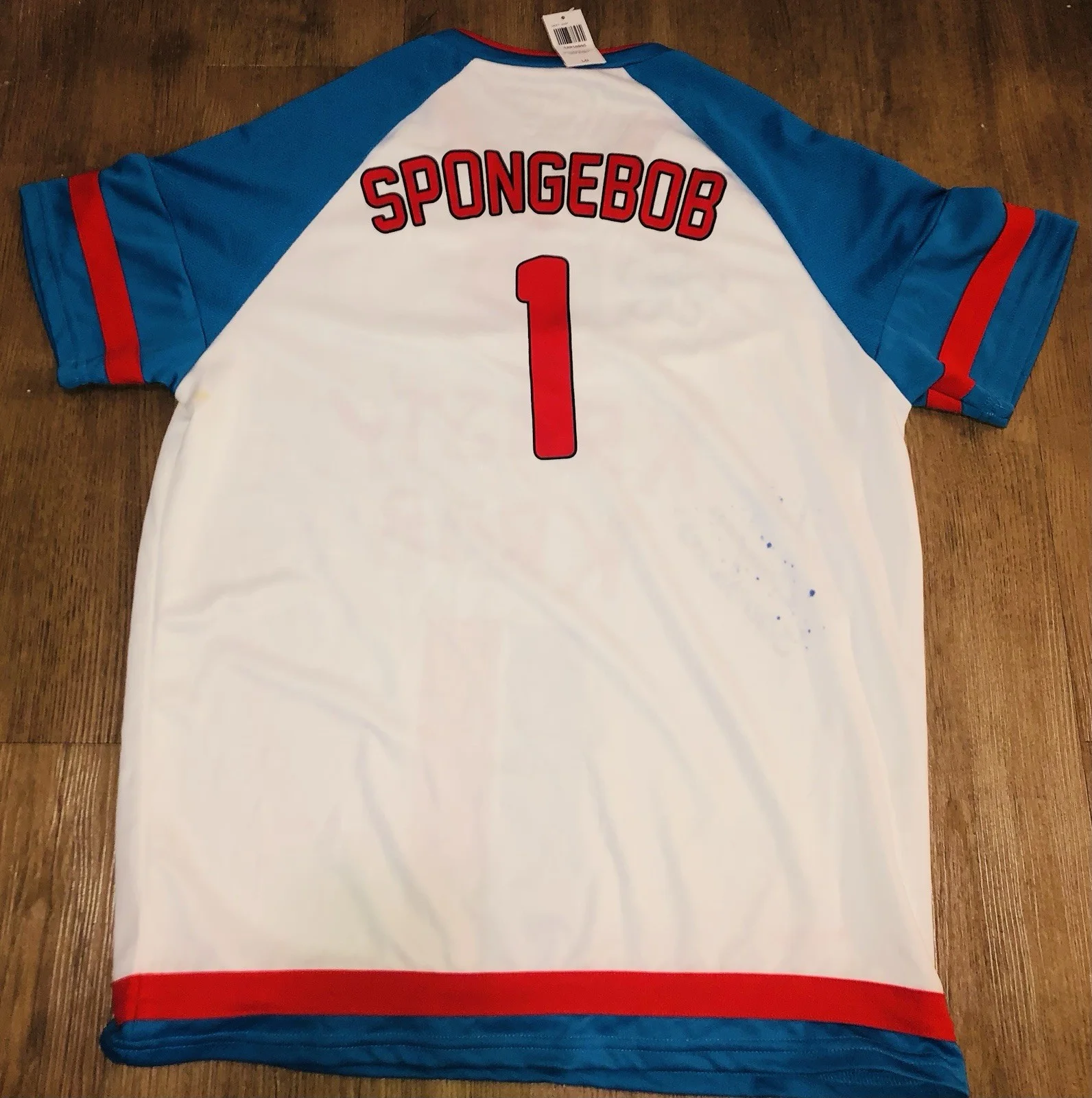 Rodger Bumpass Squidward Signed Spongebob Krusty Krab Jersey PSA RARE, image 2