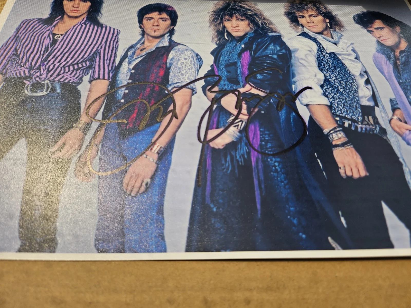 ROCKIN' 80's ORIGINAL JON BON JOVI AUTOGRAPH GREAT PHOTO 12X8" W/COA, image 5