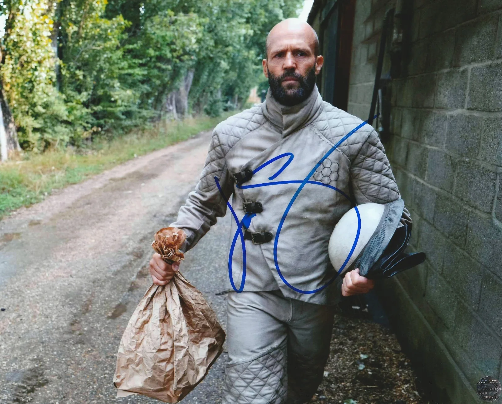 Jason Statham — Jason Statham Signed Autographed The Beekeeper 8x10 Photo with COA/Hologram