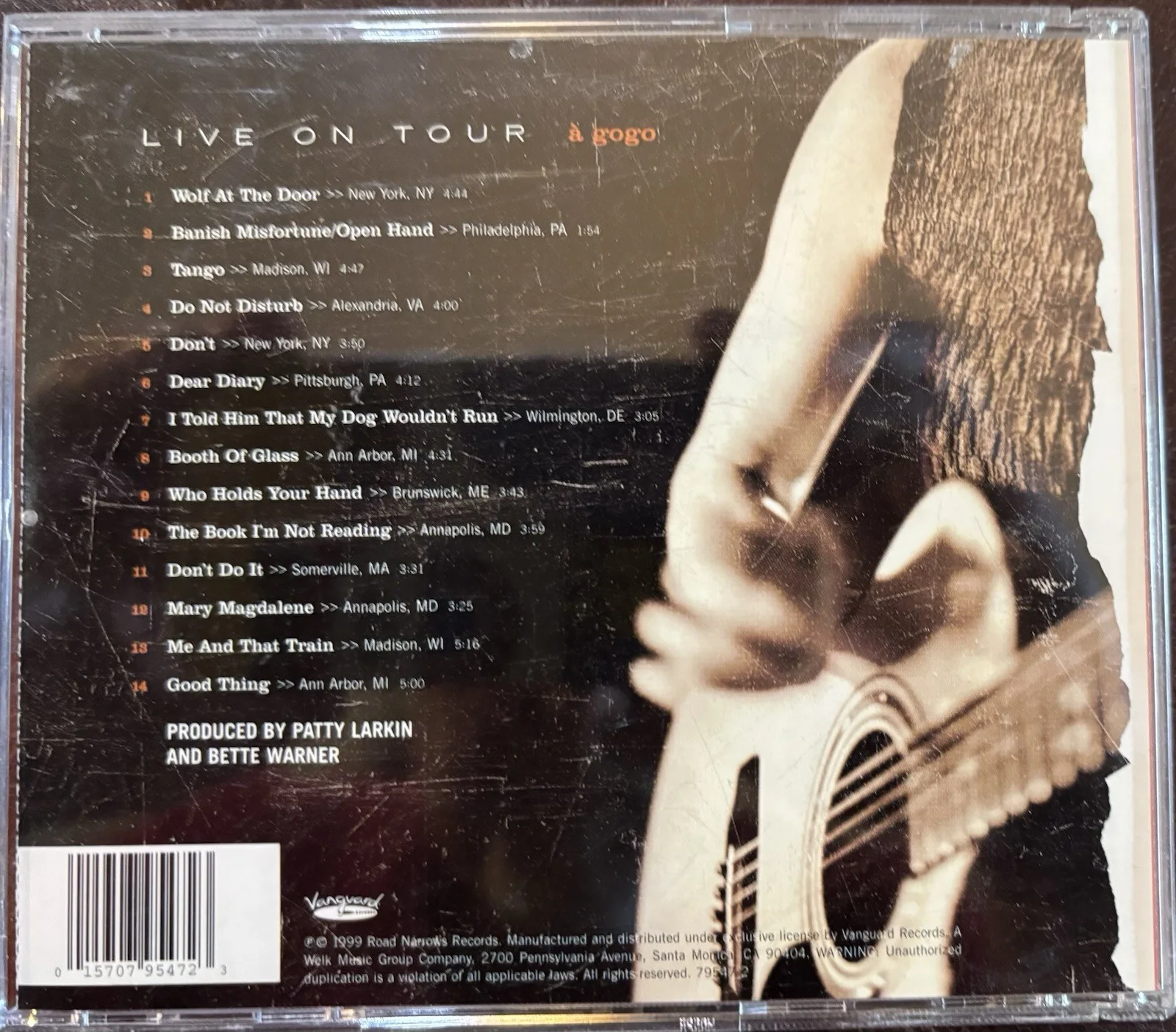 Patty Larkin SIGNED À Gogo CD & Booklet Original Autographed, image 3