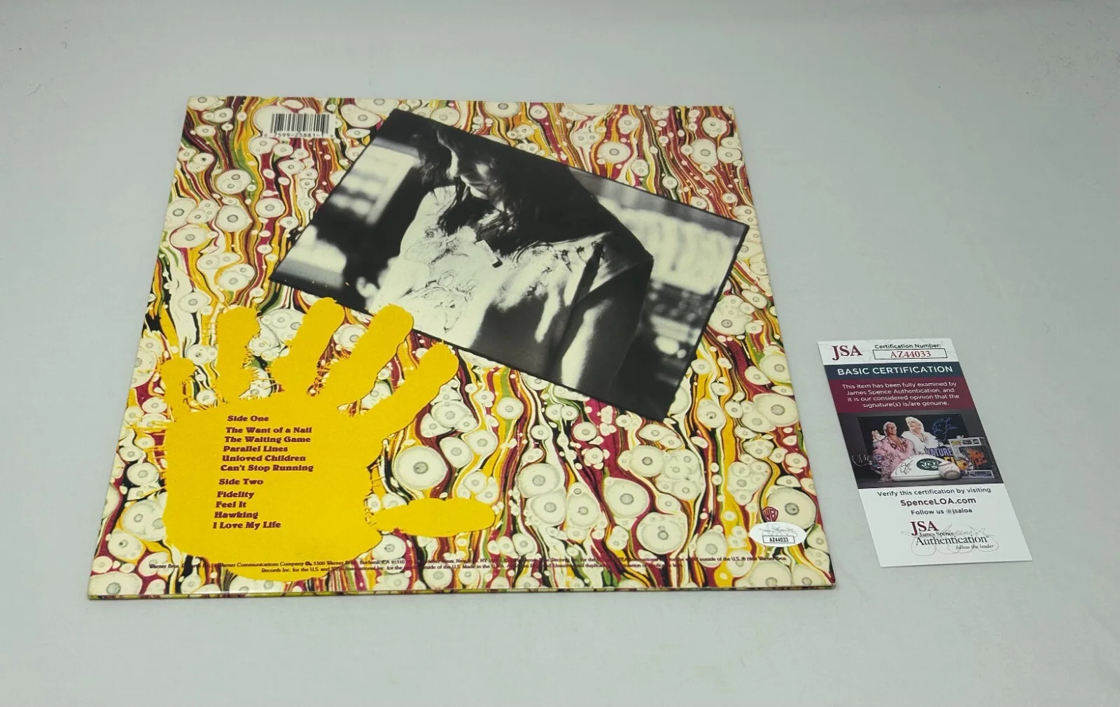 Todd Rundgren signed Nearly Human Album JSA COA, изображение 2