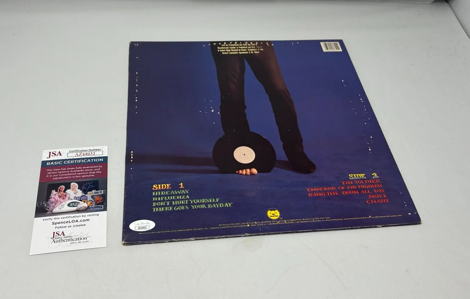 Todd Rundgren signed The Ever Popular Tortured Artist Effect Album JSA COA, image 2