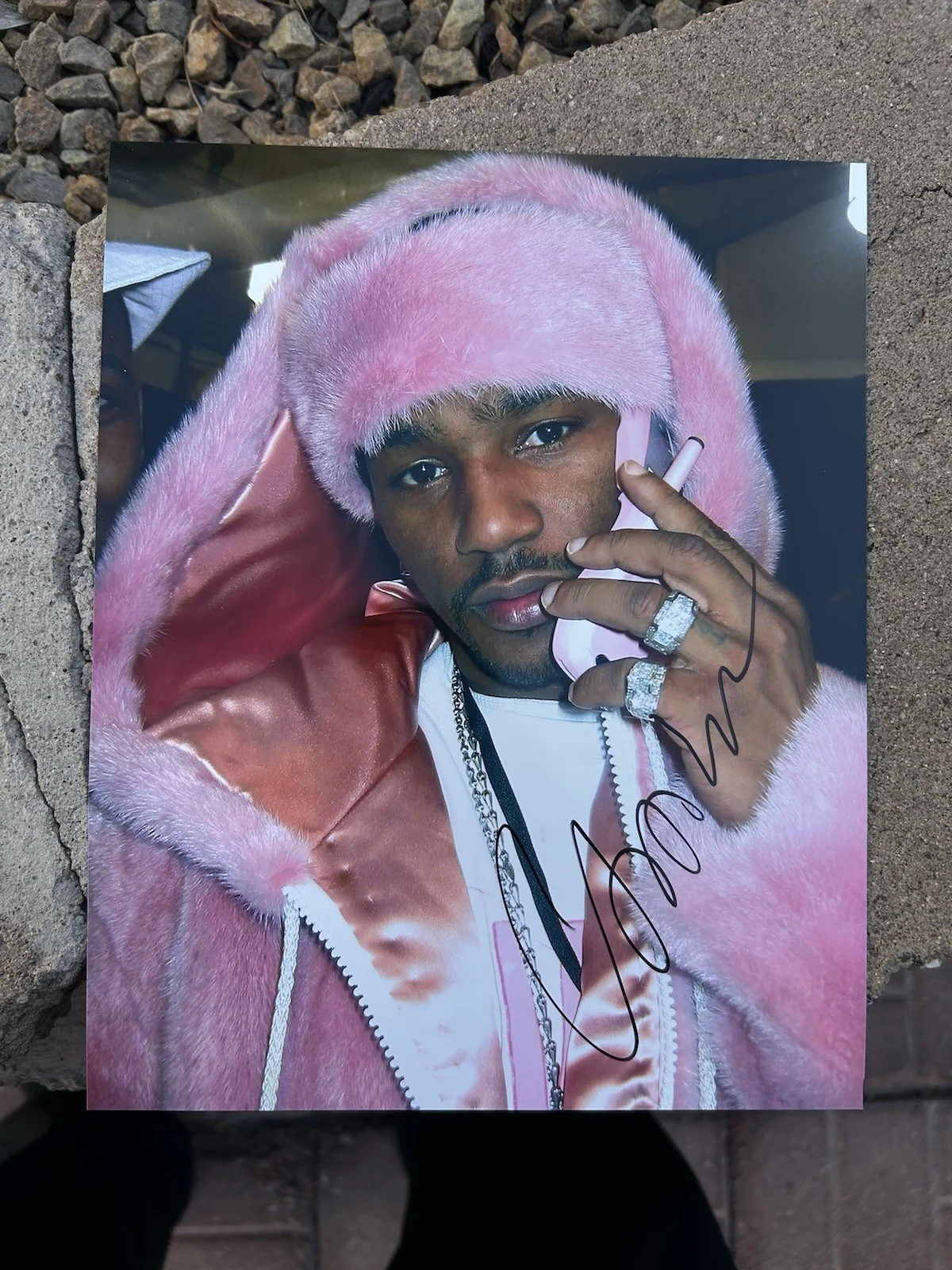 Rapper Cam’ron Autograph 8x10 Photo Killa Cam Dipset (proof photo), изображение 2