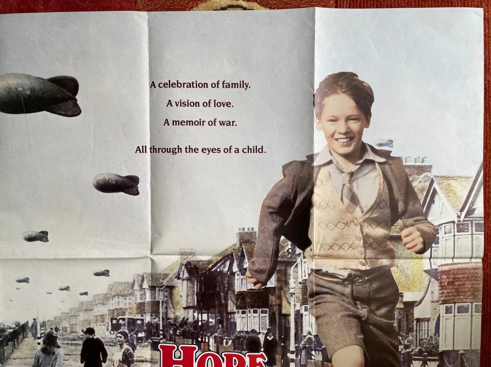 HOPE AND GLORY (1987) Original UK Quad Movie Film Poster Sarah Miles, изображение 3