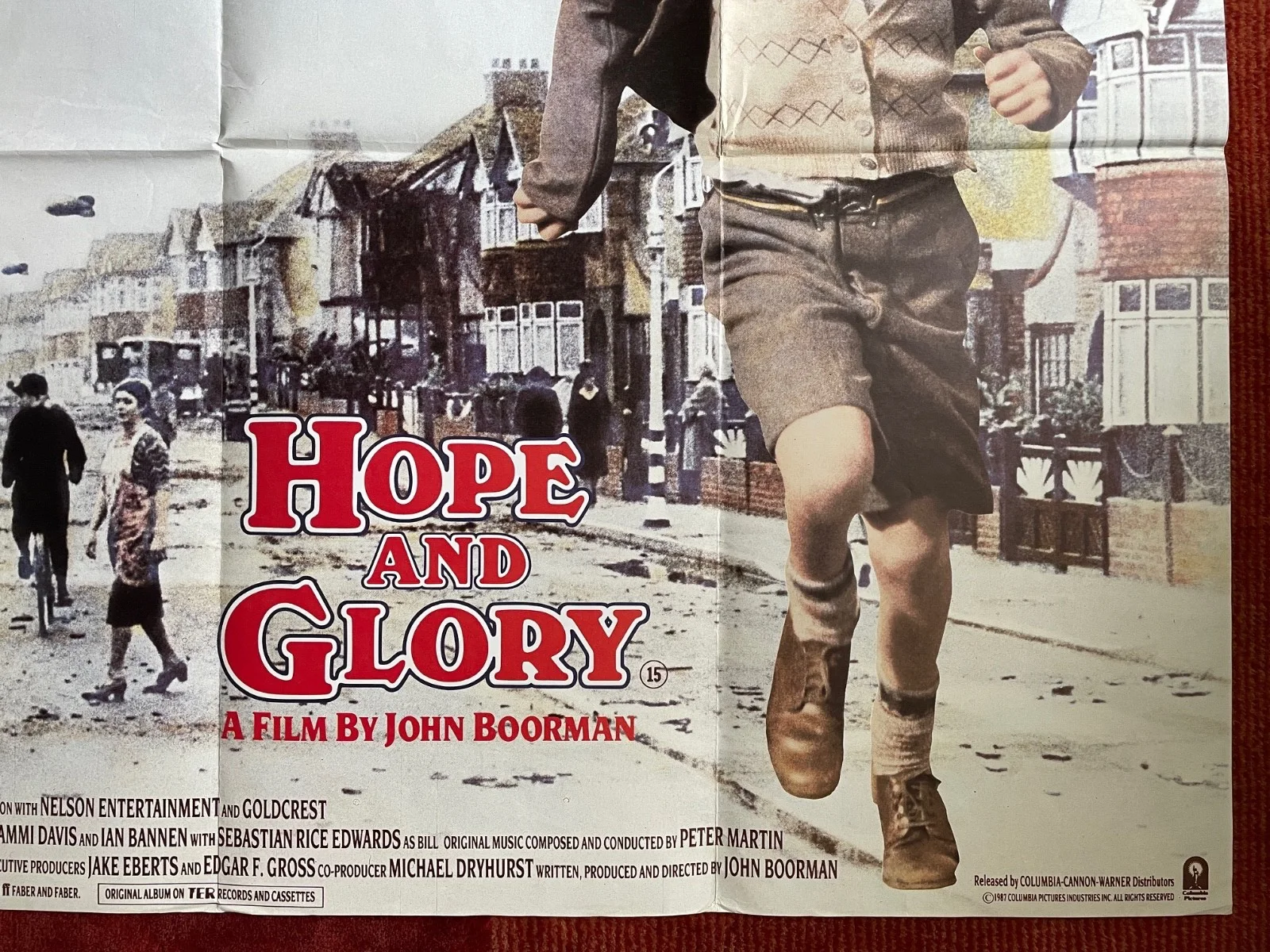HOPE AND GLORY (1987) Original UK Quad Movie Film Poster Sarah Miles, изображение 5