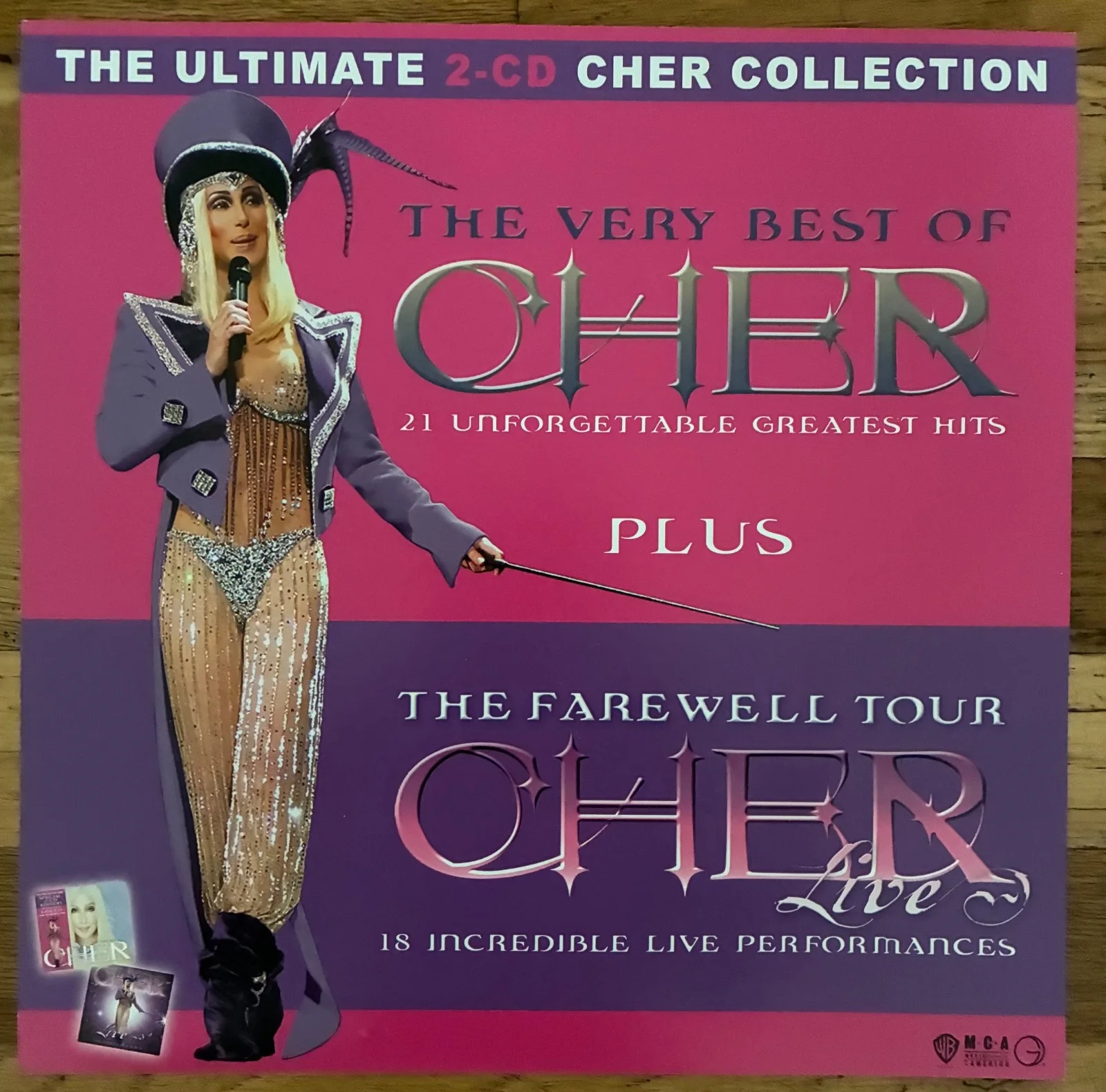 CHER Signed 12x12 Promo Flat - The Very Best Of / Farewell Tour - Much Love Auto, изображение 3