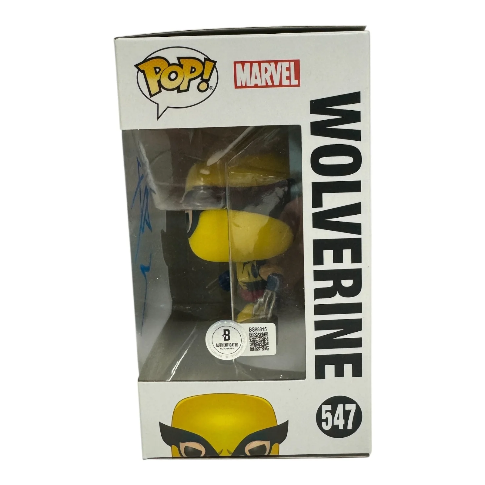HUGH JACKMAN — HUGH JACKMAN SIGNED AUTOGRAPH FUNKO POP 547 LOGAN BECKETT BAS MARVEL WOLVERINE, image 2