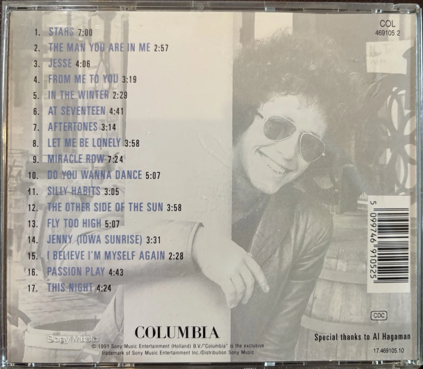 Janis Ian SIGNED Up 'Til Now CD Columbia 489105 2 Original, image 3