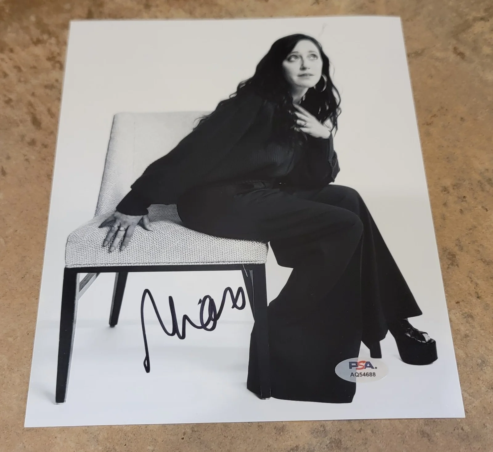 Mariana Trevino — Mariana Trevino signed 8x10 photo PSA DNA autograph black and white