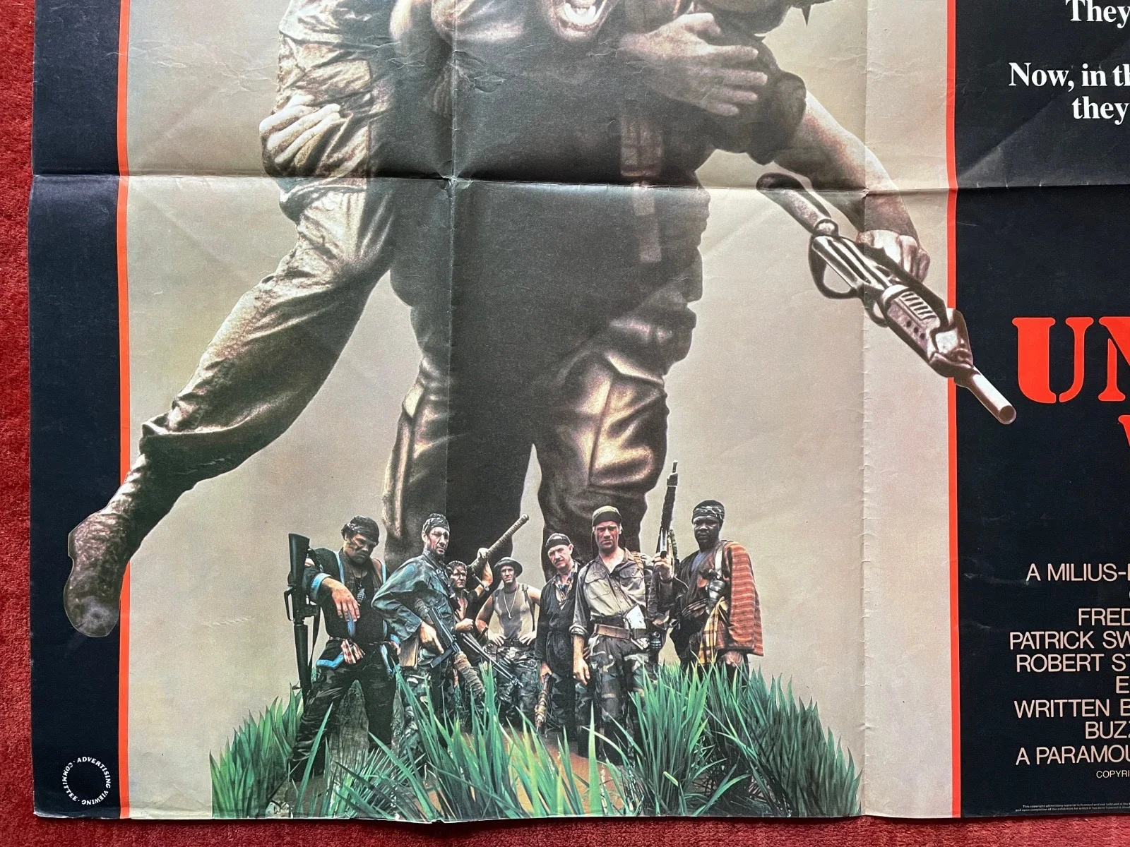 UNCOMMON VALOUR (1983) Original UK Quad Movie Film Poster Gene Hackman, image 4