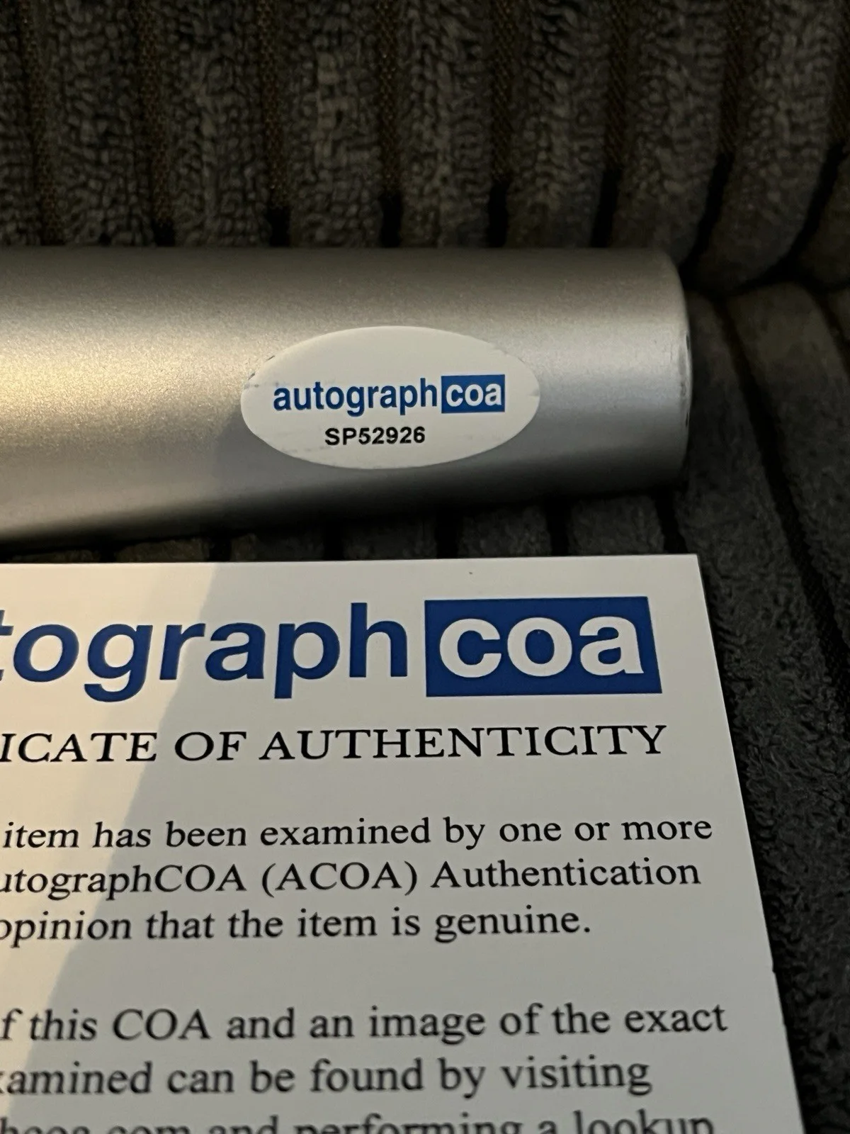 New Edition LSG Star * JOHNNY GILL * Signed Autograph Microphone 🎤 ACOA CERT, image 5