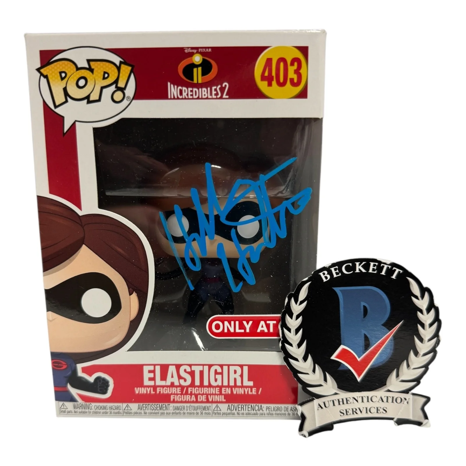 Holly Hunter — Holly Hunter Signed Auto The Incredibles Funko Pop 403 Beckett BAS Elastigirl