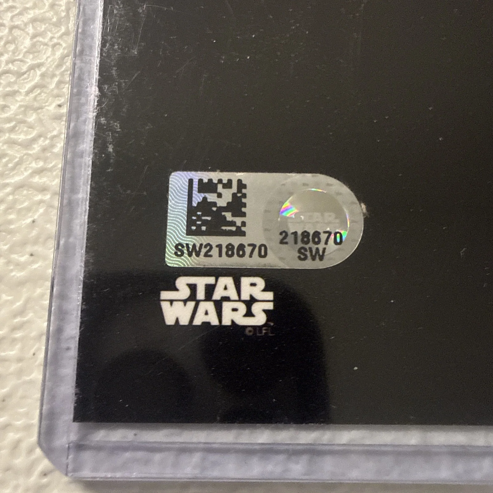 Felicity Jones — Topps Star Wars Authentics Autograph 8x10 Sam Witwer - Star Wars Rebels, image 2