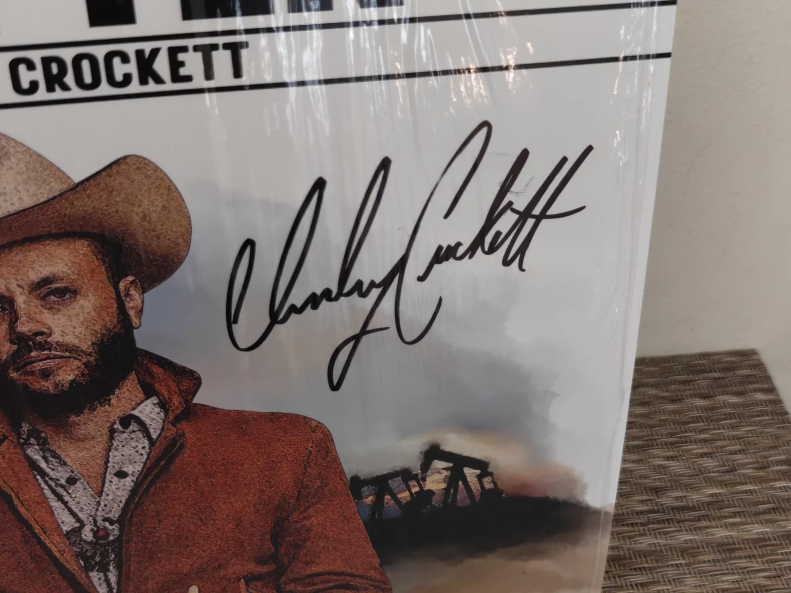 Charley Crockett COVER Signed Lonesome Drifter Vinyl Autographed Record, изображение 2