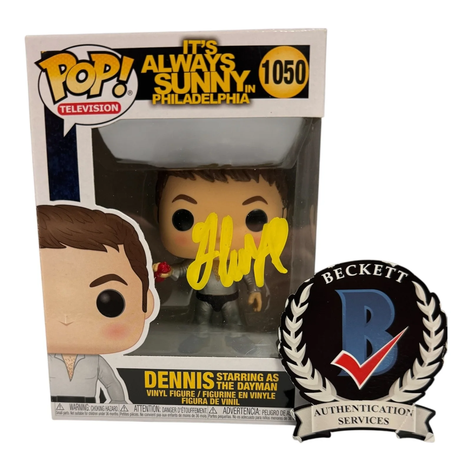 Glenn Howerton — Glenn Howerton Signed Auto It's Always Sunny In Philadelphia Funko Pop 1050 BAS