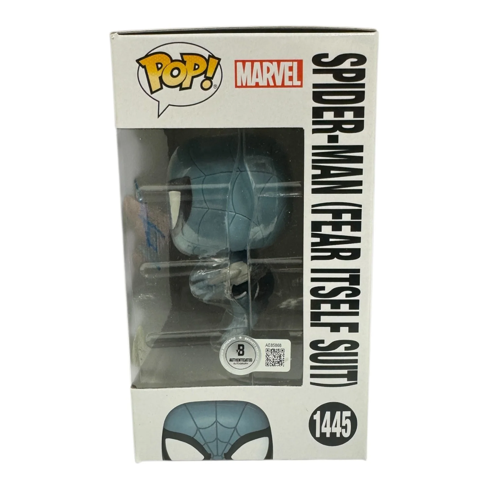 TOM HOLLAND — TOM HOLLAND SIGNED AUTOGRAPH FUNKO POP 1445 SPIDER-MAN NO WAY HOME BECKETT BAS, image 2