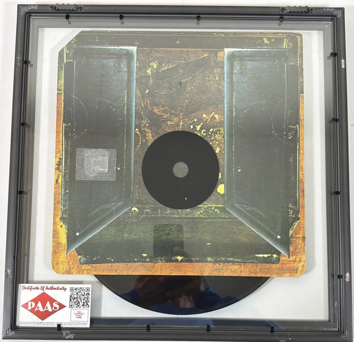 Alice Cooper Signed/Framed School's Out Album Vinyl w/ COA ( PAAS), image 4